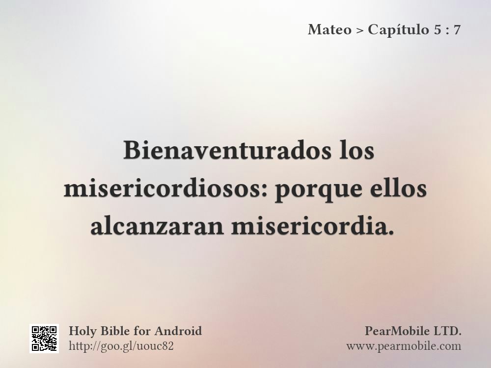 Mateo, Capítulo 5:7